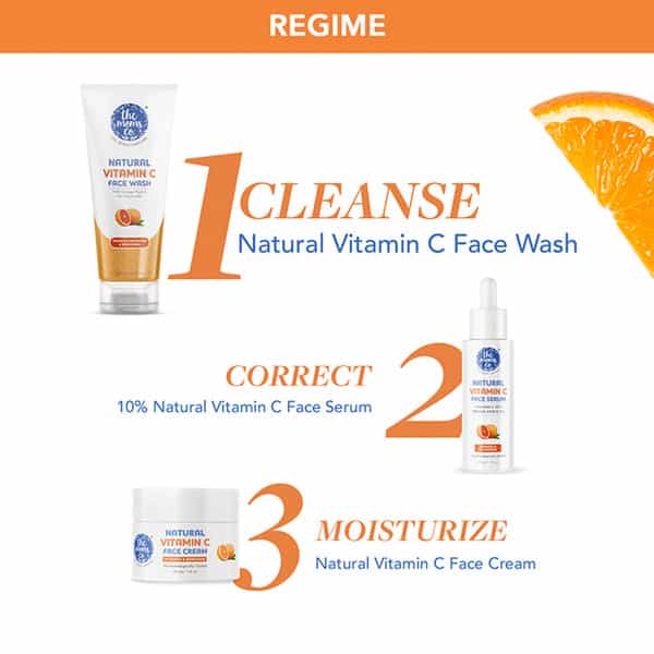 The Moms Co. Natural Vitamin C Face Wash Without Mono Cartons 100 Ml