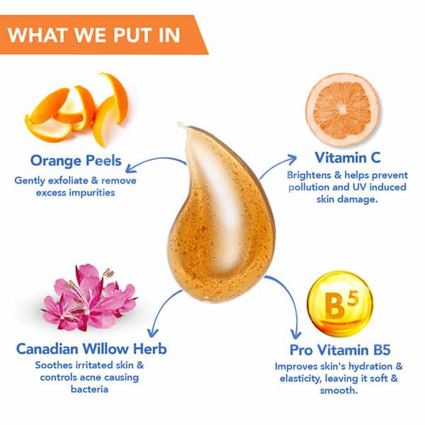 The Moms Co. Natural Vitamin C Face Wash Without Mono Cartons 100 Ml