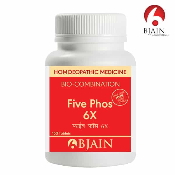 Bjain Bio-Combination Five Phosphoricum 6X Tablet 15G | Homeopathic Stress & Fatigue Relief