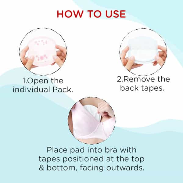 Mee Mee Ultra Thin Honeycomb Super Absorbent Disposable Nursing/Maternity Breast Pads (48 Pads)
