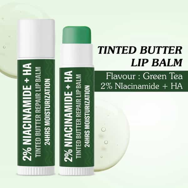 Bake 2% Niacinamide + Hyaluronic Tinted Brightening Lip Balm For Dry Lips (5G)