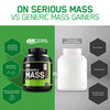 Optimum Nutrition (On) Serious Mass Weight Gain Powder - 3 Lbs 1.36 Kg (Vanilla)