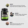 Optimum Nutrition (On) Serious Mass Weight Gain Powder - 3 Lbs 1.36 Kg (Vanilla)