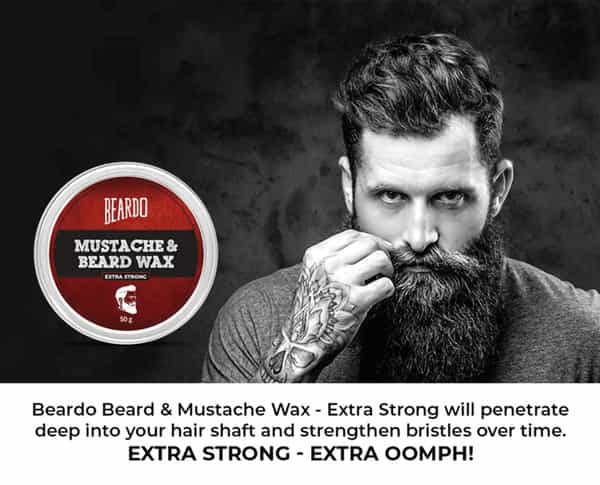 Beardo Beard & Mustache Wax Extra Strong - 50 Gm