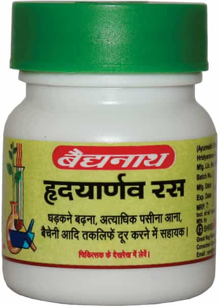 Baidyanath Asli Ayurved Hridayarnava Ras 80 Tablets