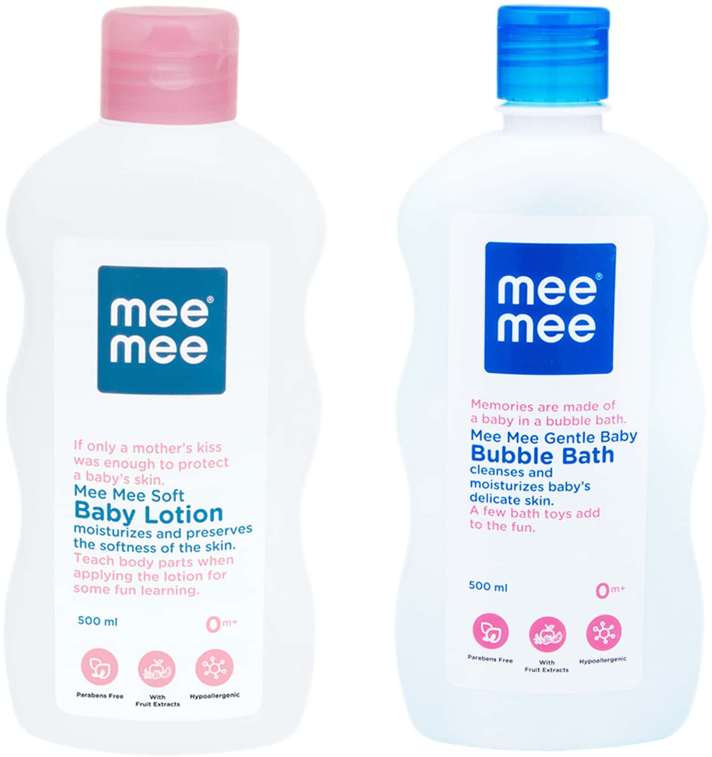 Mee Mee Soft Baby Lotion And Gentle Baby Bubble Bath (500 Ml)