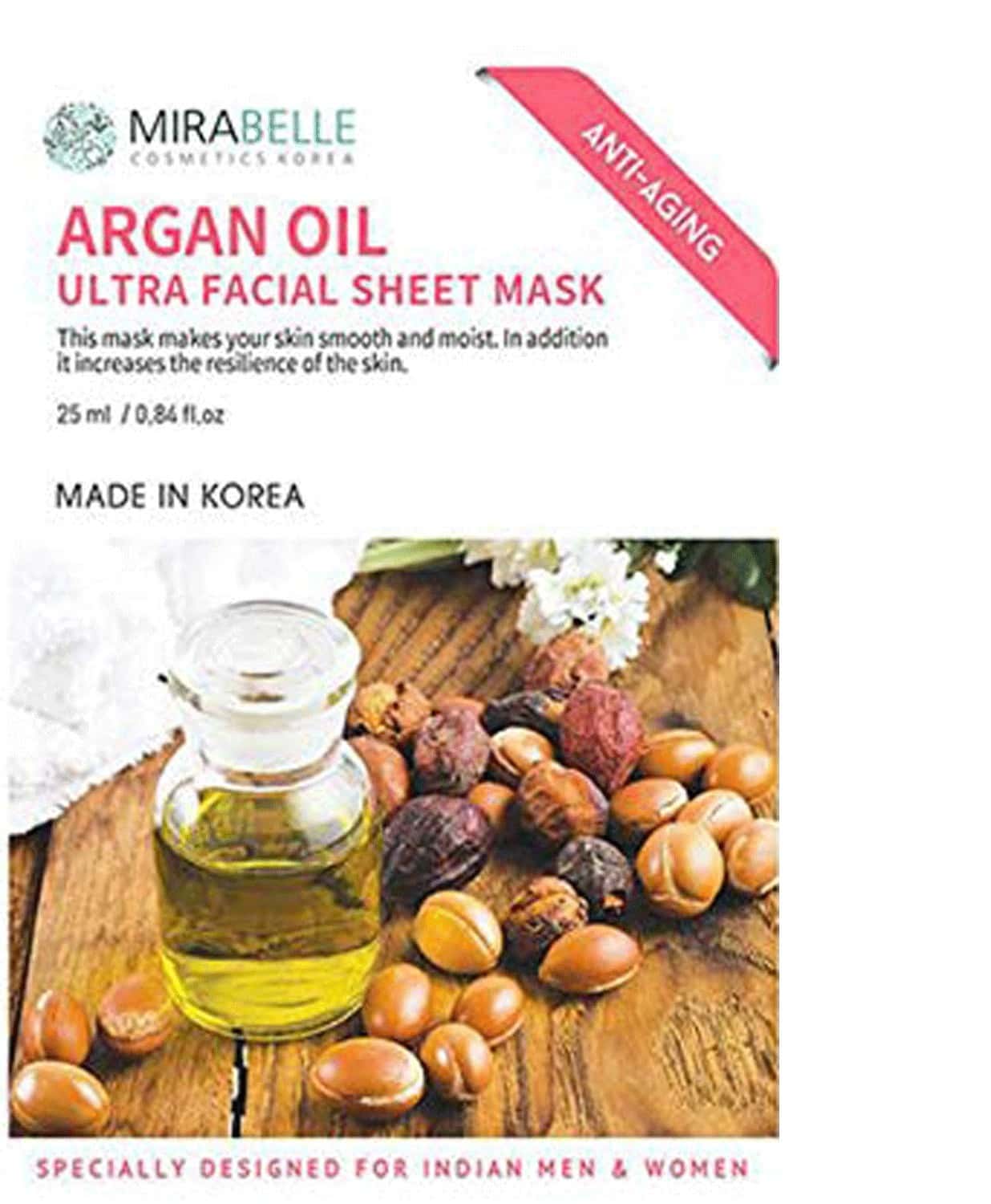 Buy MIRABELLE SAFFRON ULTRA FACIAL SHEET MASK Online & Get Upto 60 OFF