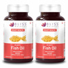 Bliss Welness Omega 3 Fish Oil Gold For Brain Heart& Joint Supplement -60 Softgel Capsules|Pack Of 2
