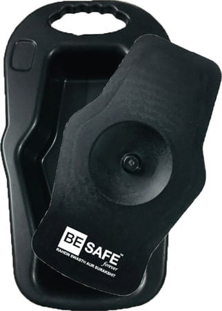 Besafe Forever Patient Bedpan/Urine Pot For Adult Men/Women Black