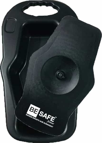 Besafe Forever Patient Bedpan/Urine Pot For Adult Men/Women Black