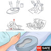 Besafe Forever Patient Bedpan/Urine Pot For Adult Men/Women Black