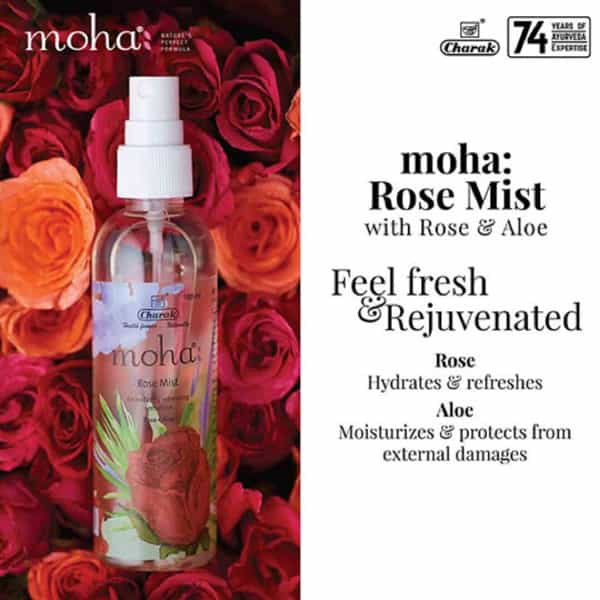 Moha Rose Mist 100Ml - Pack Of 2