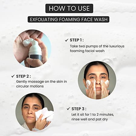 Thriveco Exfoliating Foaming Face Wash With Aha+Bha | 80 Ml X Pack Of 1