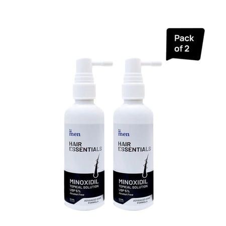 Formen 5% Minoxidil Topical Solution For Men Hair Growth 60 Ml (Pack Of 2)