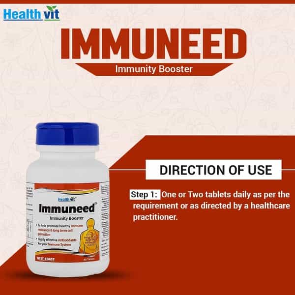 Healthvit Immuneed Immunity Booster - 60 Tablets