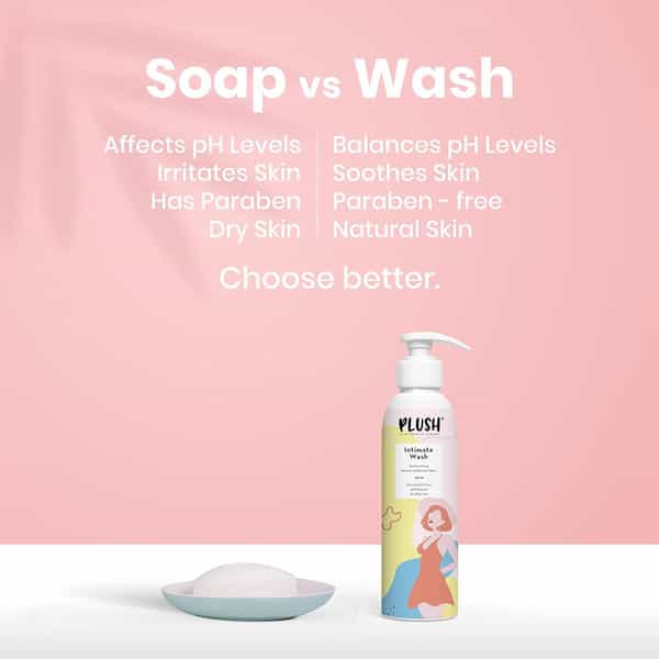 Plush All Natural Intimate & Vaginal Wash For Women | Rich Tea Tree Oil & Neem Extract |