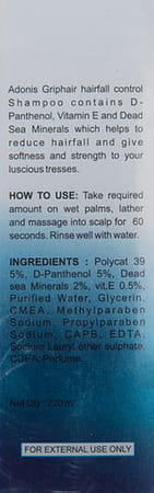 Grip Hair Bottle Of 150Ml Hair Fall Control Shampo