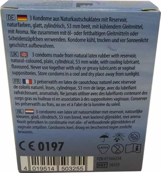 Gizmoswala Amor Cold Moments Unique Condom From Germany - Pack Of 3