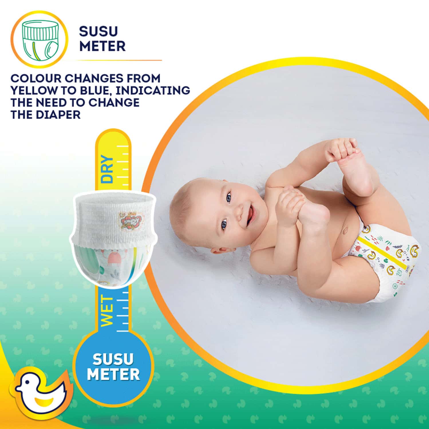 Buy SNUGGY BABY GOLD DIAPER PANTS NEW BORN 70 COUNT Online & Get Upto