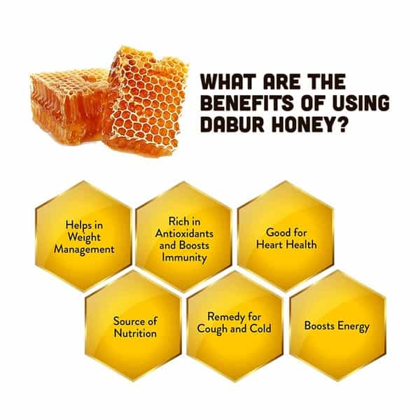 Dabur Honey Squeezy - 400 G (Buy 1 Get 1 Free)