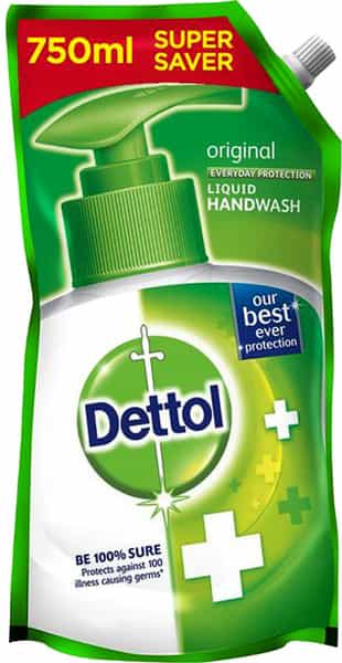 Dettol Original Hand Wash Pouch 750 Ml