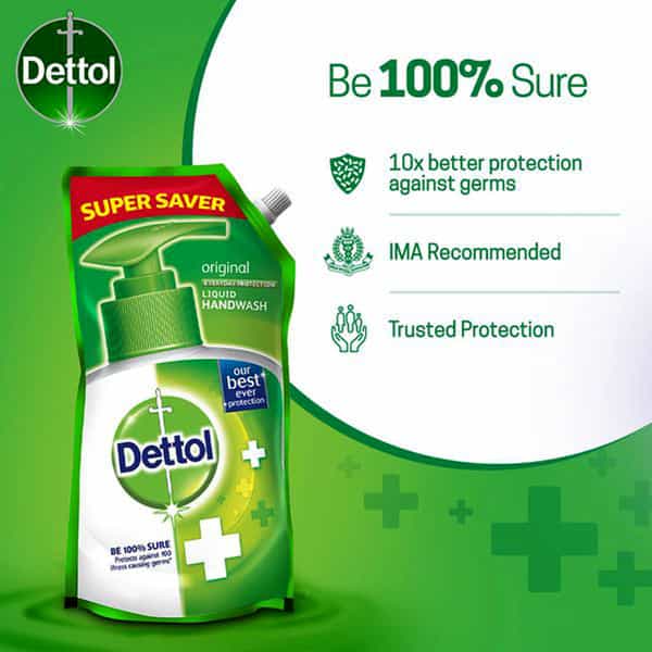 Dettol Original Hand Wash Pouch 750 Ml