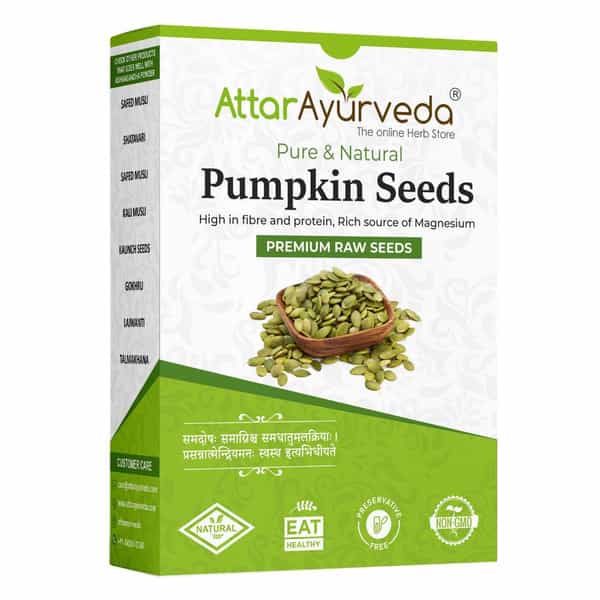 Attar Ayurveda Raw Pumpkin Seeds For Eating (250 Grams)