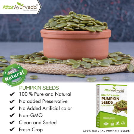 Attar Ayurveda Raw Pumpkin Seeds For Eating (250 Grams)
