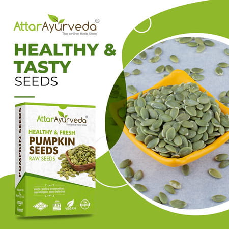 Attar Ayurveda Raw Pumpkin Seeds For Eating (250 Grams)