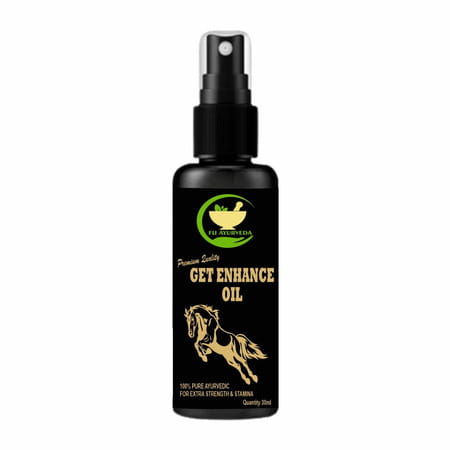 Fij Ayurveda Get Enhance Oil | Long Time | Penis Growth & Sexual Wellness & Performance|Men|30ml