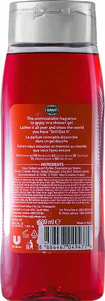 Brut Attraction Total All - In- One Hair & Body Shower Gel - 500Ml