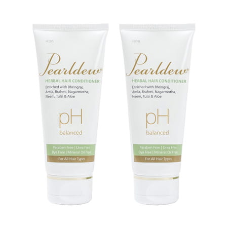Pearldew Herbal Hair Conditioner 100 Ml | Bhringraj & Shikakai | Paraben Free (Pack Of 4)