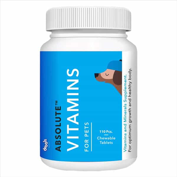 Drools Absolute Vitamin Tablet - Dog Supplement 110 Pieces