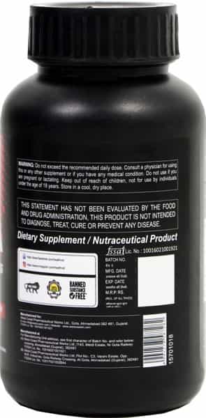 Healthvit Fitness Zma Multivitamin Capsules (Zinc Magnesium Vitamin B6) Bottle Of 90