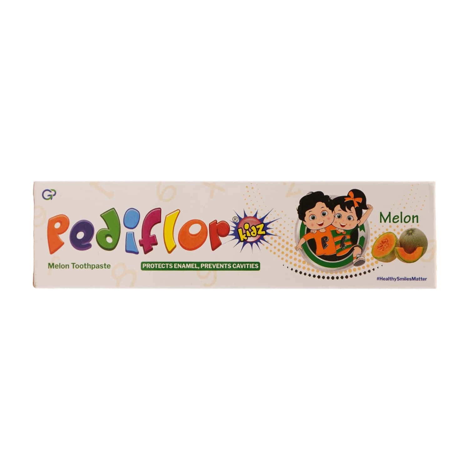 Pediflor Kidz Melon Flavour Tube Of 70gm Toothpaste