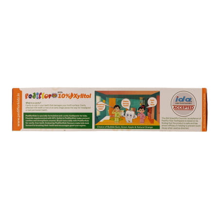 Pediflor Kidz Melon Flavour Tube Of 70gm Toothpaste