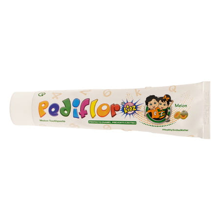 Pediflor Kidz Melon Flavour Tube Of 70gm Toothpaste