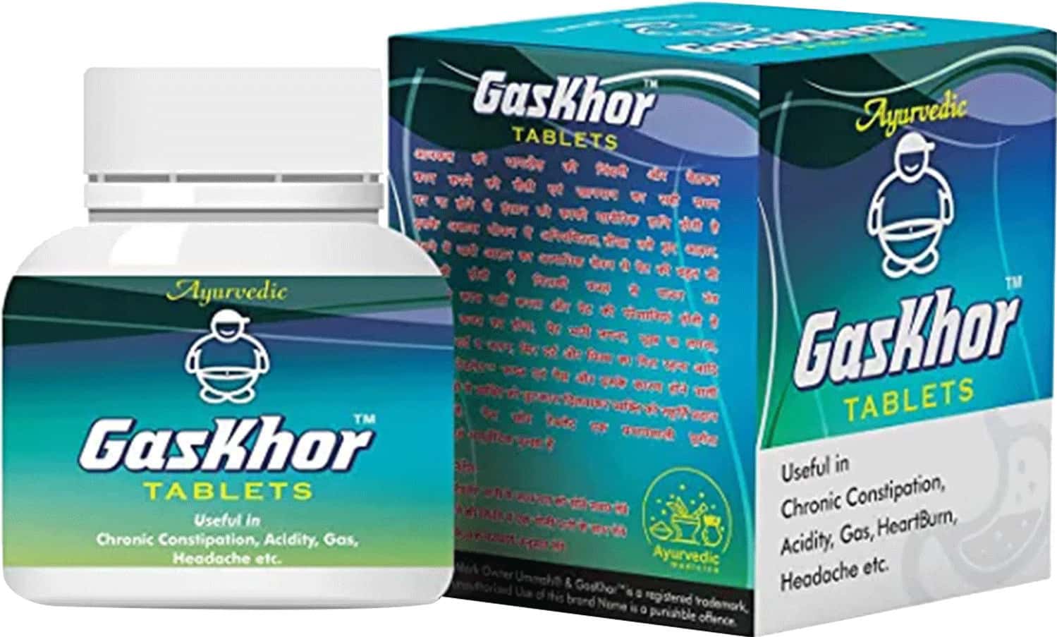 Buy GASKHOR ACIDITY, GAS, HEADACHE RELIEF BOTTLE OF 60 TABLETS Online & Get Upto 60 OFF at