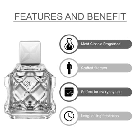 Ajmal Cento Eau De Parfum 100ml Perfume For Men And Aristocrat Eau De Parfum 75ml Perfume For Men