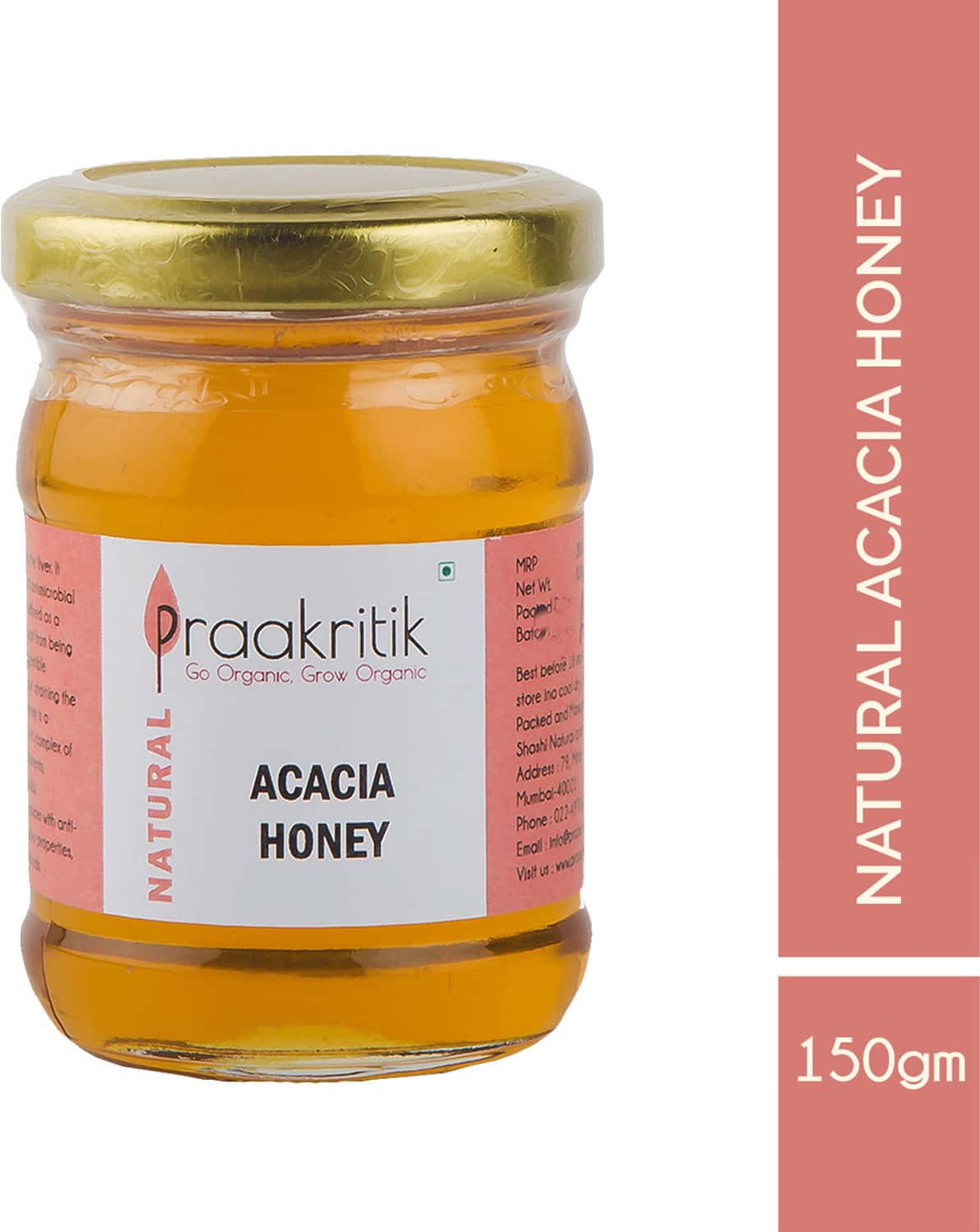 Praakritik Natural Acacia Honey 150 G