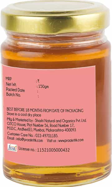 Praakritik Natural Acacia Honey 150 G