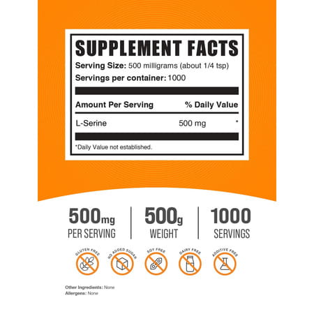 Bulksupplements L-Serine Powder | 500g