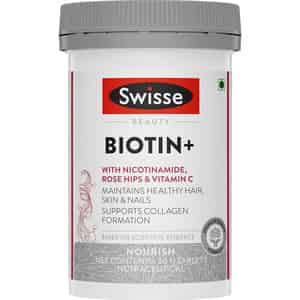 Swisse Beauty Biotin+ With Nicotinamide Rose Hips & Vitamin C Tablet 30 No'S