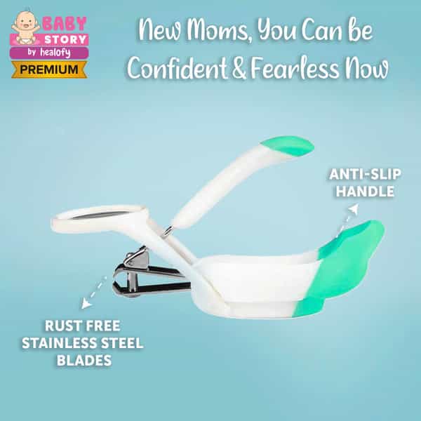 Baby Story Nail Cutter With Zoom Lens (Green) 100G