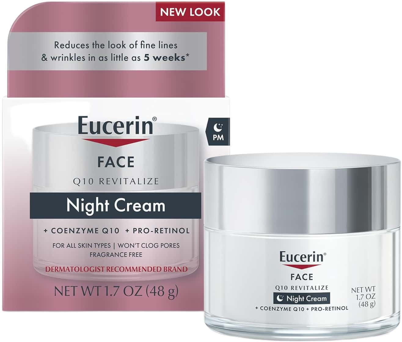 Eucerin Face Q10 Revitalize Night Cream Adults Pro-Retinol 48g