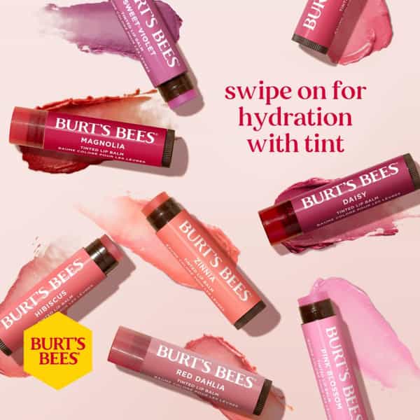 Burt's Bees Tinted Lip Balm | Hibiscus | 4.25G
