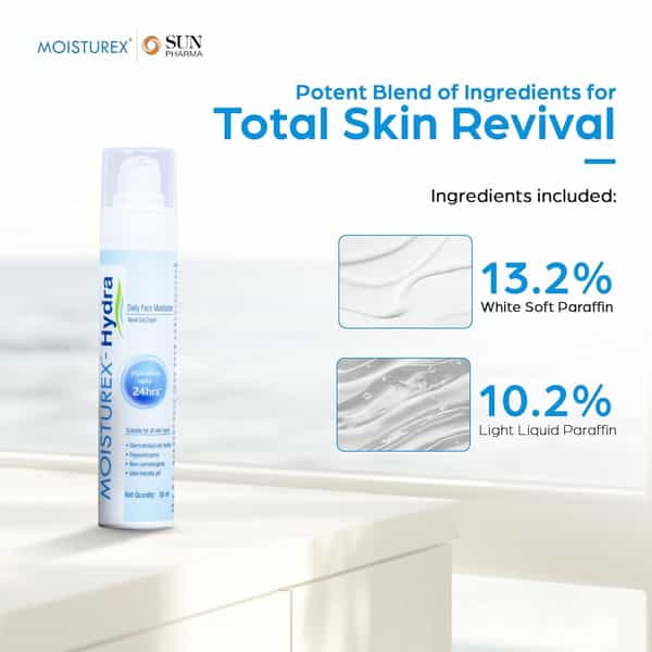 Moisturex Hydra Daily Face Moisturizer Novel Gel Cream 50 Ml