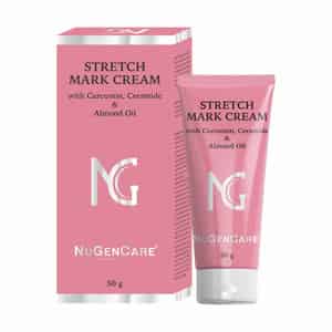 Nugencare Stretch Mark Removal Cream With Curcumin | Ceramide & Almond Oil 50 Gms Pack-1