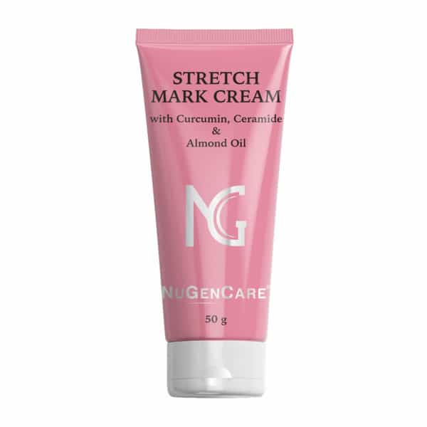 Nugencare Stretch Mark Removal Cream With Curcumin | Ceramide & Almond Oil 50 Gms Pack-1