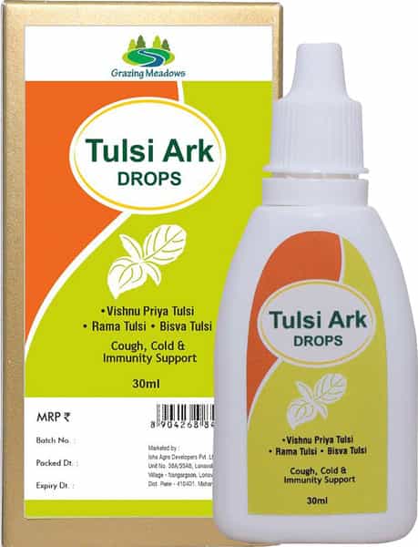 Grazing Meadows Tulsi Ark 30Ml | Panch Tulsi Ark Drops